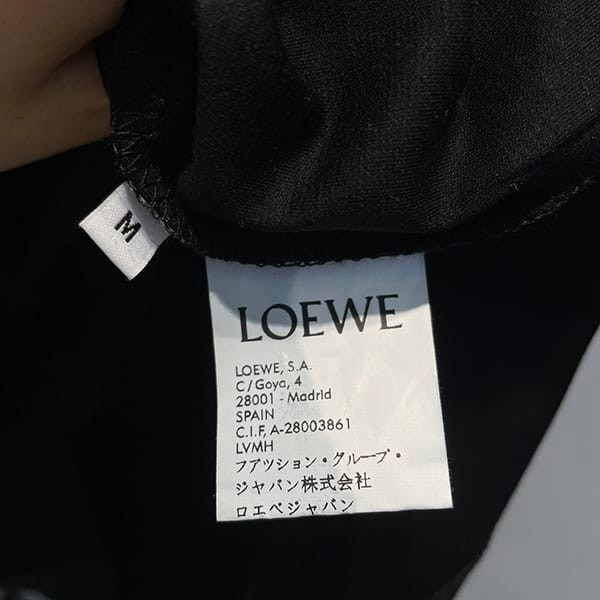 可愛いロエベ 偽物 アナグラム コットン Tシャツ 2色 lor28108